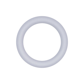 Бусина Кольцо силиконовая для грызунков 65х10 мм 1 шт. Серый