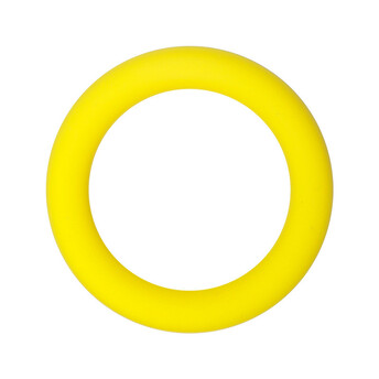 Бусина Кольцо силиконовая для грызунков 65х10 мм 1 шт. Желтый