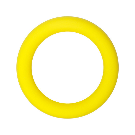 Бусина Кольцо силиконовая для грызунков 65х10 мм 1 шт. Желтый