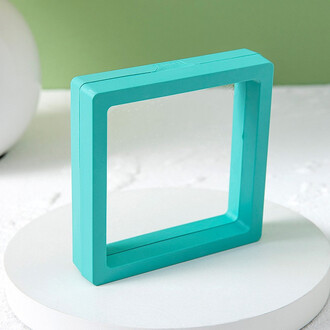 Ювелирная упаковка для украшений 9х9х2 см 1 шт. Тиффани