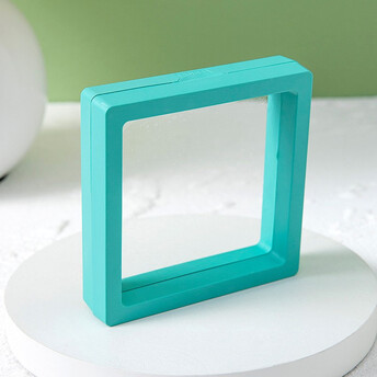 Ювелирная упаковка для украшений 9х9х2 см 1 шт. Тиффани