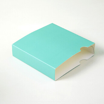 Подарочный пакет для ювелирной упаковки 9х9х2 см 1 шт. Тиффани