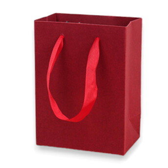 Подарочный пакет ювелирная упаковка 15,5х11,5х7 см 1 шт. Бордовий