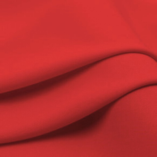 Ткань 100% вискоза LuxFabric 160 г/м² 1,6 м 1 м Красный