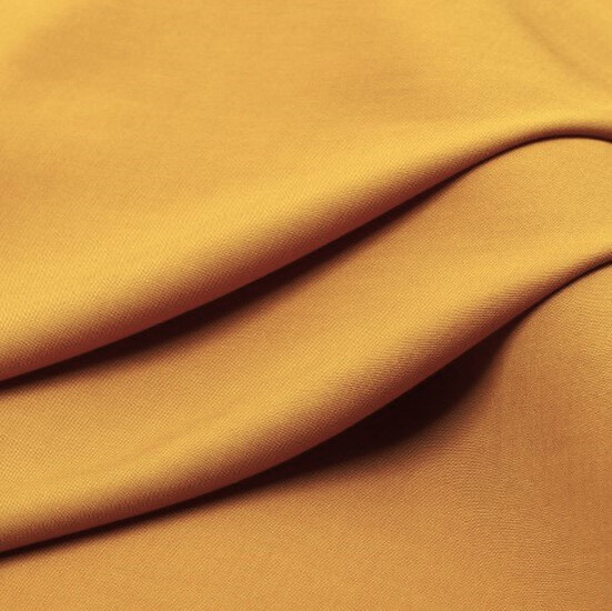 Ткань 100% вискоза LuxFabric 160 г/м² 1,6 м 1 м Горчичный