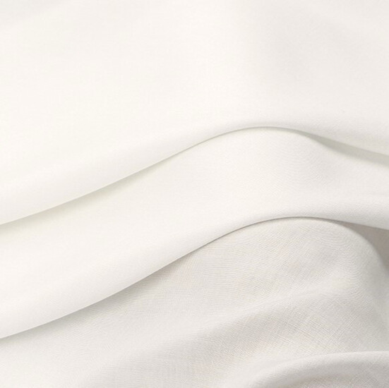 Ткань 100% вискоза LuxFabric 160 г/м² 1,6 м 1 м Молочный