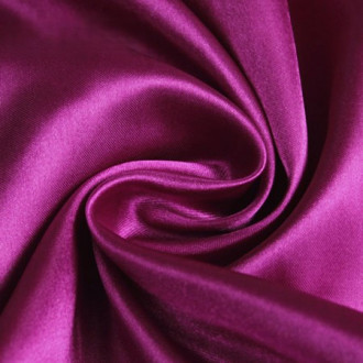 Ткань атлас LuxFabric 115 г/м² 1,5 м 1 м Фуксия