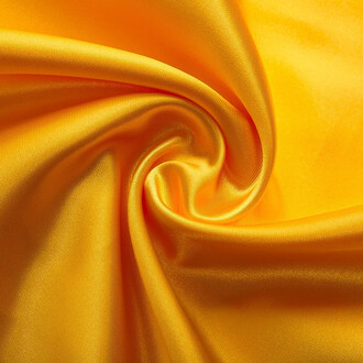 Ткань атлас LuxFabric 115 г/м² 1,5 м 1 м Золотистый яркий