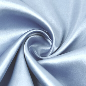 Ткань атлас LuxFabric 115 г/м² 1,5 м 1 м Небесный