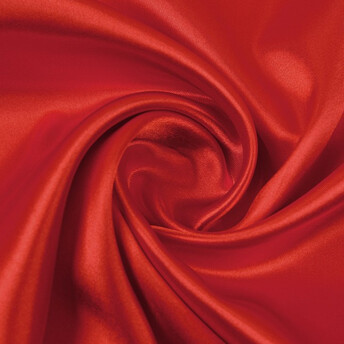 Ткань атлас LuxFabric 115 г/м² 1,5 м 1 м Красный