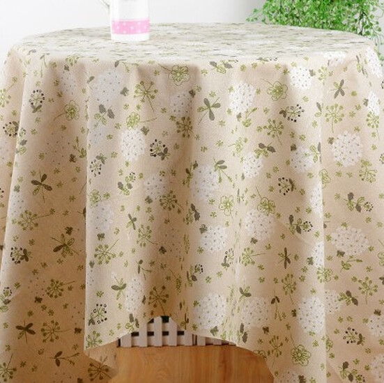 Ткань 55% лен 45% хлопок 160 г/м² 1,5 м 1 м принт Dandelion