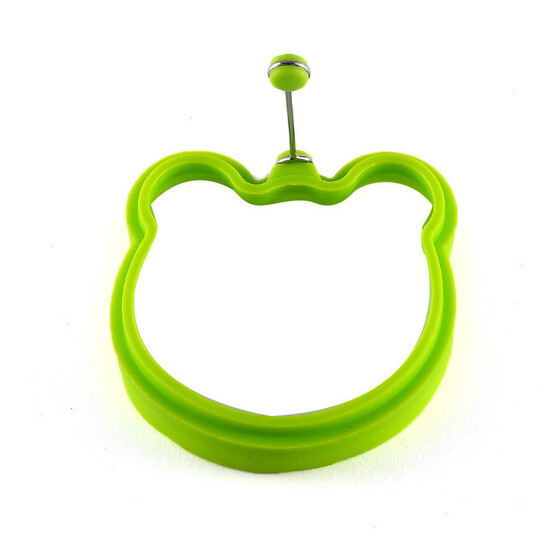 Форма для яичницы Мишка Bakery 10х10,5х2 см 1 шт. Салатовый