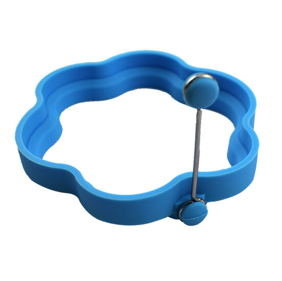 Форма для яичницы Цветочек Bakery 10,8х1,9 см 1 шт. Голубой