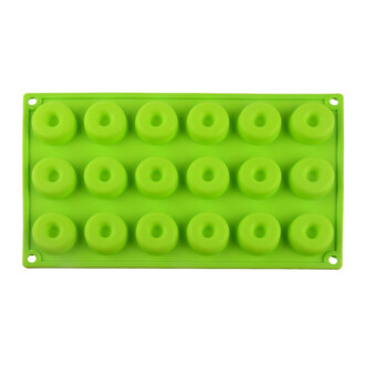 Форма силиконовая 18 яч. 29х17х1,2 см Ø 3,9 см 1 шт. Салатовый