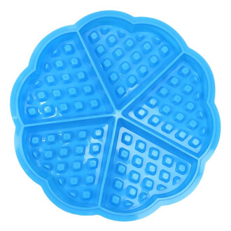 Форма силиконовая 5 вафлей 17,5х1,5 см Ø 7х8,8 см 1 шт. Голубой