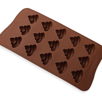 Форма силиконовая 15 яч. Bakery 20,5х10,5х1,5 см Ø 2,5х3 см 1 шт. Коричневый
