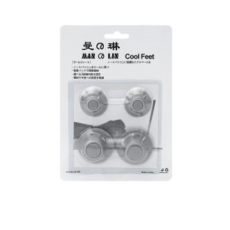 Ножки присоски для охлаждения ноутбука 3,5х1,5 см 4,5х2,5 см Серый