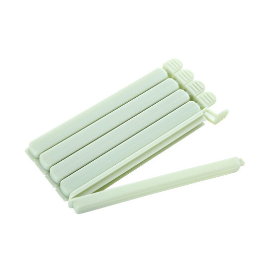 Зажимы для пакетов 12х1,3 см 5 шт. Оливковый