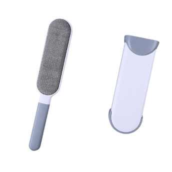 Щетка с контейнером для удаления шерсти 33х7,7х5 см 1 шт. Белый с серым