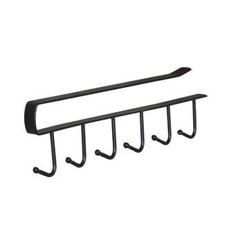 Крючки 6 шт. для кухонного шкафа 26,5х7 см 1 шт. Черный