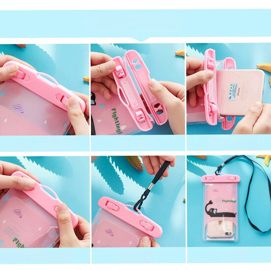 Водонепроницаемый чехол 20,5х10,5 см 1 шт. Фиолетовый