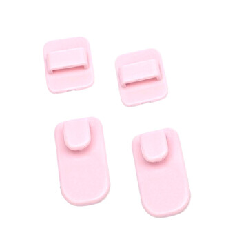 Кронштейн самоклеющийся держатель 2,5х5 см + 2,5х3 см 2 шт. Розовый