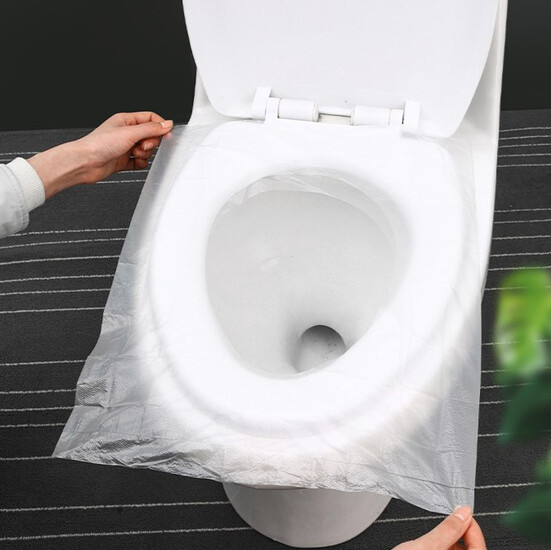 Одноразовое сидение для унитаза 40х48 см 1 шт. Белый