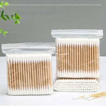 Деревянные Ватные палочки 7 см 1 шт. 100 шт. Белый
