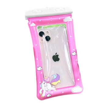 Водонепроницаемый чехол надувной 22х11 см 1 шт. Розовый