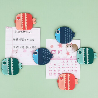 Магнит декоративный Fish 45х40 мм 1 шт. Синий