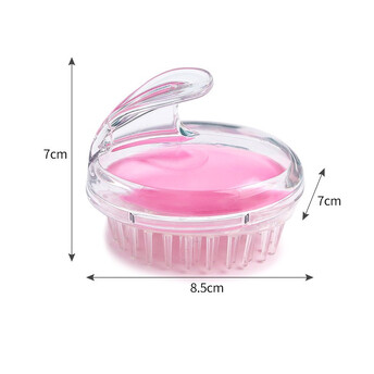 Щетка для мытья волос 8,5х7х7 см 1 шт. Розовый