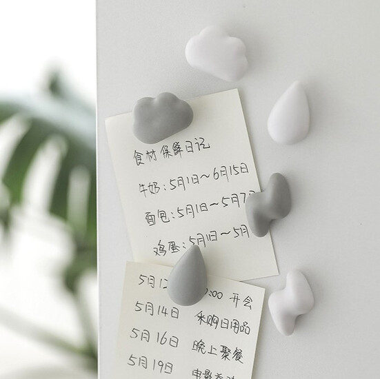 Магнит декоративный Капелька 30х19х15 мм 1 шт. Серый