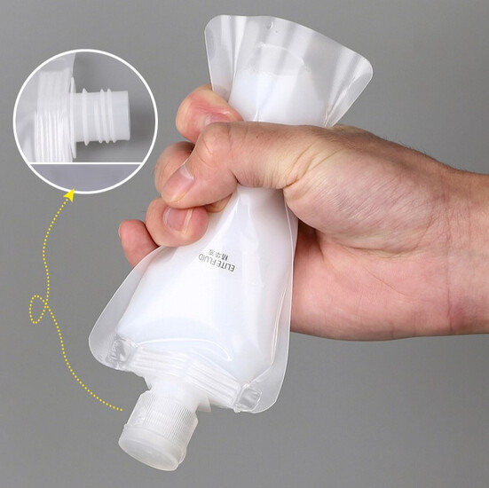 Дорожный флакон многоразовая емкость для косметики на 100 мл 1 шт. Прозрачный