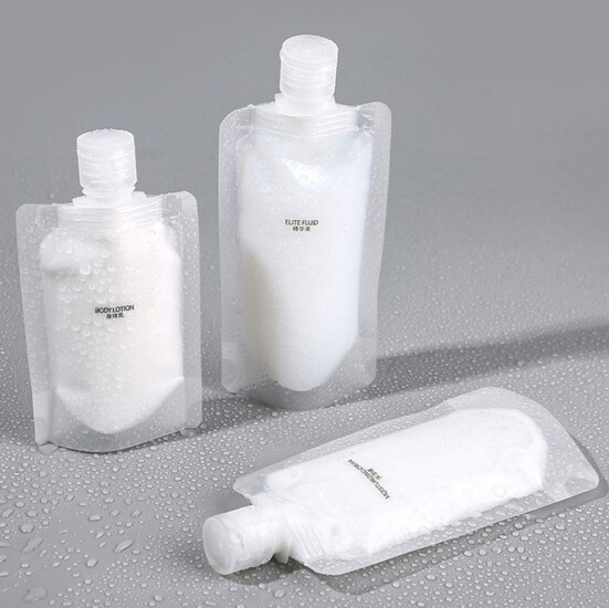 Дорожный флакон многоразовая емкость для косметики на 50 мл 1 шт. Прозрачный