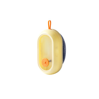 Скребок с дозатором моющего средства 12х7х5 см 1 шт. Желтый