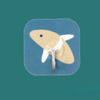 Крючок Рыбка ПВХ+метал 7,5х7,5 см 1 шт. Синий