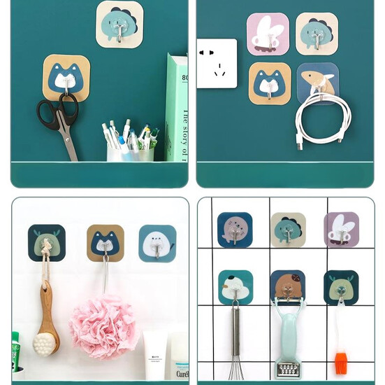 Крючок Жаба ПВХ+метал 7,5х7,5 см 1 шт. Желтый