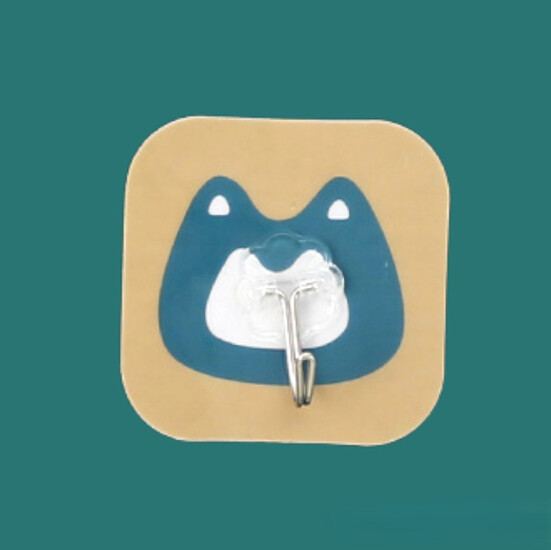 Крючок Жаба ПВХ+метал 7,5х7,5 см 1 шт. Желтый