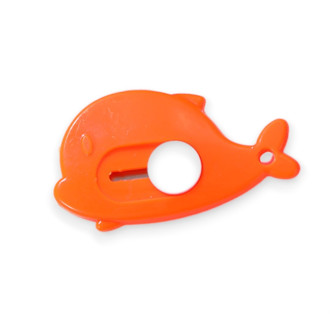 Нож канцелярский автоматический Кит 64х36 мм 1 шт. Оранжевый