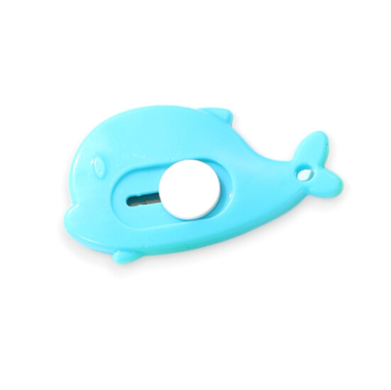 Нож канцелярский автоматический Кит 64х36 мм 1 шт. Голубой