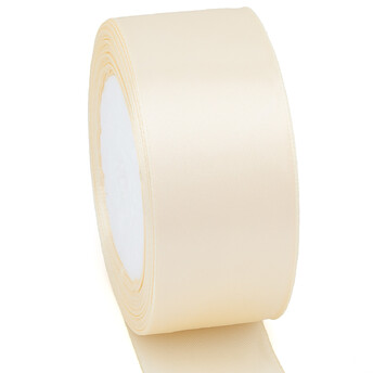 Лента атласная 5 см 1 рулон +-23 м Пудровый