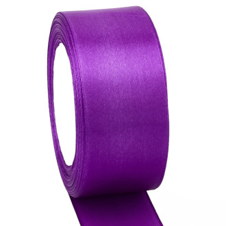 Лента атласная 5 см 1 рулон +-23 м Фиолетовый
