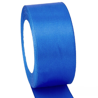 Лента атласная 5 см 1 рулон +-23 м Электрик