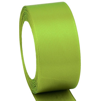 Лента атласная 4 см 1 рулон +-23 м Оливковый