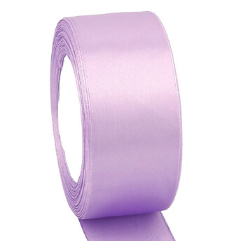 Лента атласная 4 см 1 рулон +-23 м Лиловый