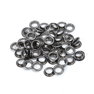 Люверсы втулка+шайба №200 Ø 4,5 мм 100 шт. Черный Никель