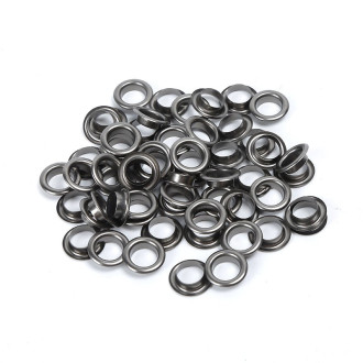 Люверсы втулка+шайба №150 Ø 4 мм 100 шт. Черный Никель