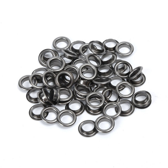 Люверсы втулка+шайба №150 Ø 4 мм 100 шт. Черный Никель