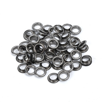 Люверсы втулка+шайба №100 Ø 3,5 мм 100 шт. Черный Никель