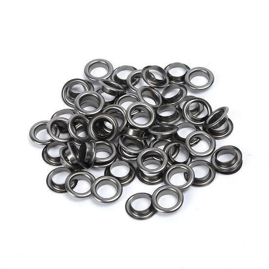 Люверсы втулка+шайба №100 Ø 3,5 мм 100 шт. Черный Никель